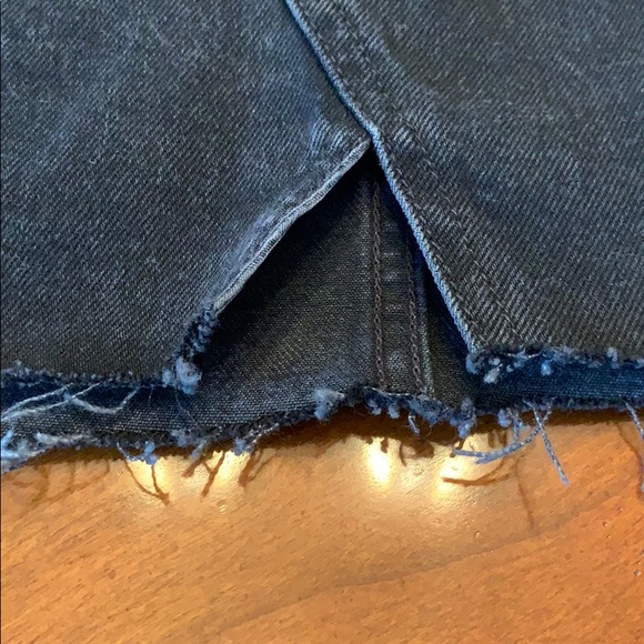 ASOS Black Denim Skirt - Size US 14 NWT - Picture 2 of 6